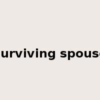 surviving spouse是什么意思