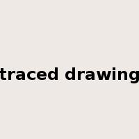traced drawing是什么意思