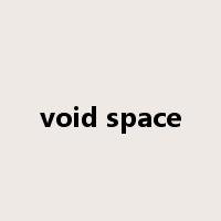 void space是什么意思