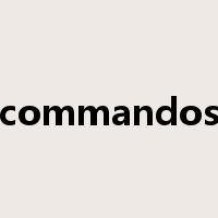 commandos是什么意思