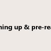 Warming up & pre-reading是什么意思