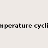 temperature cycling是什么意思