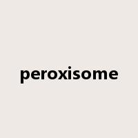 peroxisome是什么意思