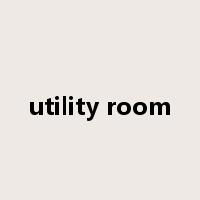 utility room是什么意思