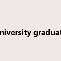 university graduate是什么意思