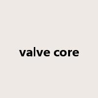 valve core是什么意思