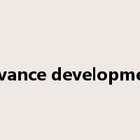 advance development是什么意思