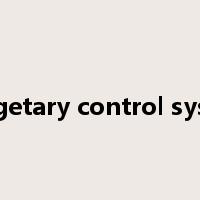 budgetary control system是什么意思