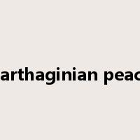 Carthaginian peace是什么意思