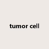 tumor cell是什么意思