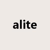 alite是什么意思