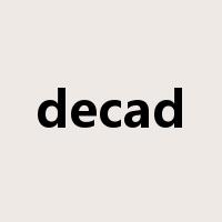 decad是什么意思