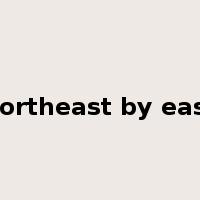 northeast by east是什么意思