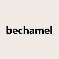 bechamel是什么意思