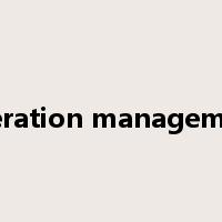 operation management是什么意思