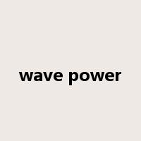 wave power是什么意思