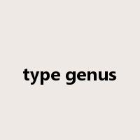 type genus是什么意思