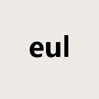 eul是什么意思