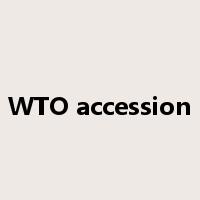 WTO accession是什么意思