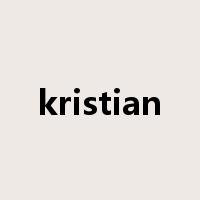 kristian是什么意思
