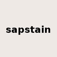 sapstain是什么意思