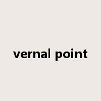 vernal point是什么意思