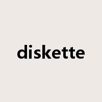 diskette是什么意思