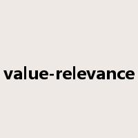 value-relevance是什么意思