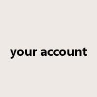 your account是什么意思