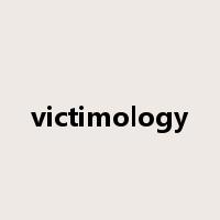 victimology是什么意思