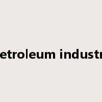 petroleum industry是什么意思