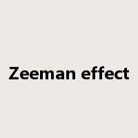 Zeeman effect是什么意思