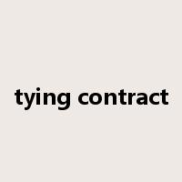 tying contract是什么意思