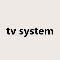 tv system是什么意思