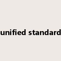unified standard是什么意思