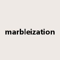 marbleization是什么意思