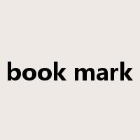 book mark是什么意思