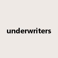 underwriters是什么意思