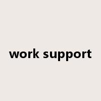 work support是什么意思