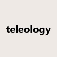 teleology是什么意思