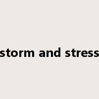 storm and stress是什么意思
