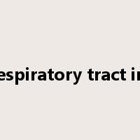 upper respiratory tract infection是什么意思