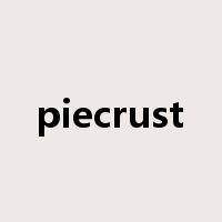 piecrust是什么意思