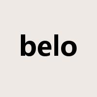 belo是什么意思