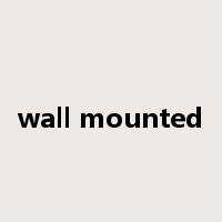 wall mounted是什么意思