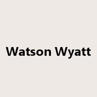Watson Wyatt是什么意思
