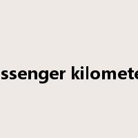 passenger kilometers是什么意思