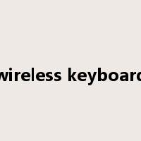 wireless keyboard是什么意思