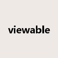 viewable是什么意思
