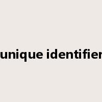 unique identifier是什么意思